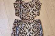 Sequin Leopard Print 2 pc set