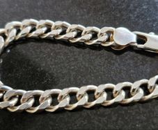 Curb Bracelet .925 Sterling Silver