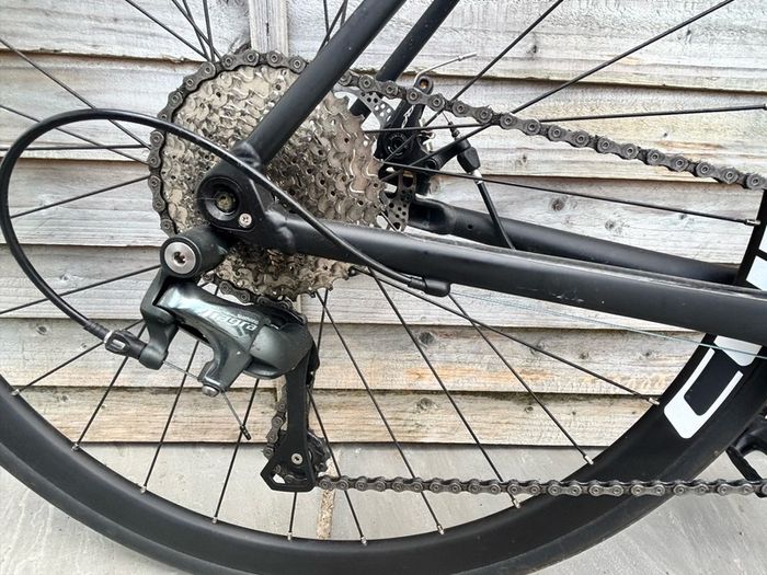 Cube Attain Race Road Bike Black/White 58cm