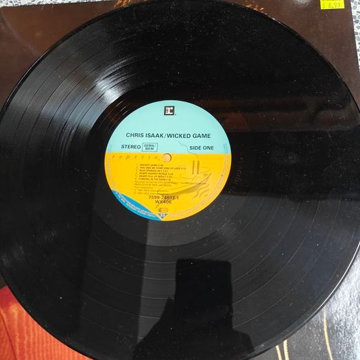 Chris Isaak, Wicked Game LP, Europe Press, Rare