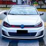 Glossy Black Front Bumper Lip Spoiler For VW Golf MK7 MK7.5 R Rline GTD GTI TSI TDI 2013 2020 Front Splitter Spoiler Lip BodyKit Image 3