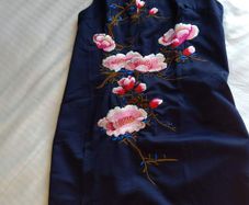 Izabel London embroidered floral shift dress
