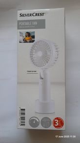 SilverCrest Portable Fan Rechargeable USB C