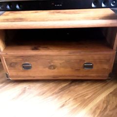 Oak tv unit