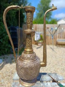 Large Antique Brass Ewer