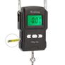 BRAND NEW 75Kg/10g Electronic Weighing Scale LCD Digital Display Hanging Hook Scale with Measuring Tape for Fishing Travel Image 3