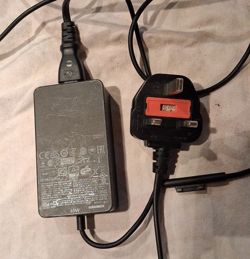 2 x Microsoft Surface Pro 65W Chargers - Model 1706