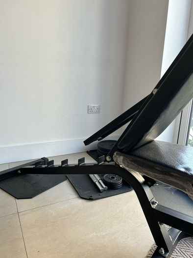 Dumbbells and Bars Weight kit + Bench