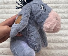 Disney Eeyore Plush from Winnie the Pooh & Friends with Patches Soft  Plush approx. 20 cm. Used Please see photos