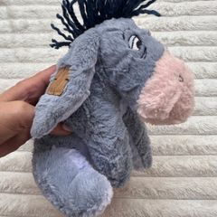 Disney Eeyore Plush from Winnie the Pooh & Friends with Patches Soft  Plush approx. 20 cm. Used Please see photos