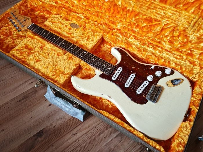 Fender Custom Shop 1960 Stratocaster Vintage White Relic (Delivery available)