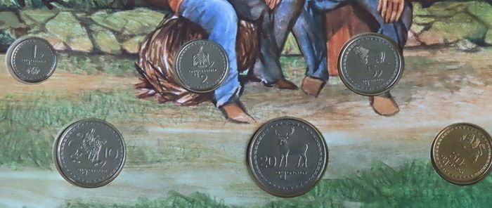 Georgia coins set vintage original UNC