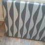 Recovered and re foamed  Grey Wave Single Headboard Image 4