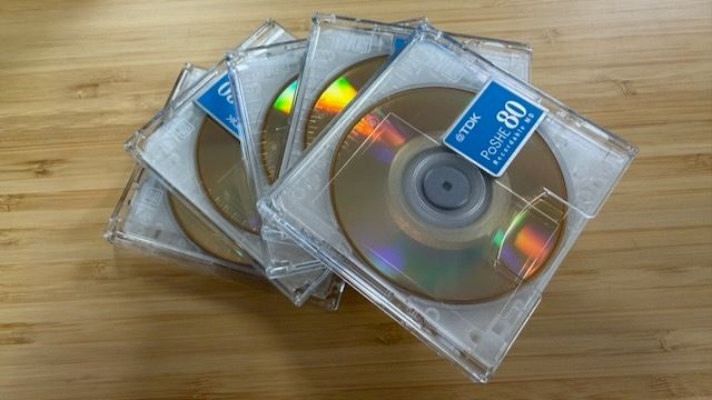Sealed Pack of 10 New TDK PoSHE Silver/Gold Mix 80 minidiscs