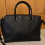 Michael Kors Selma Black Leather Satchel Bag Image 2