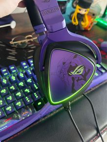 ASUS ROG Evangelion EVA Headset and Keyboard