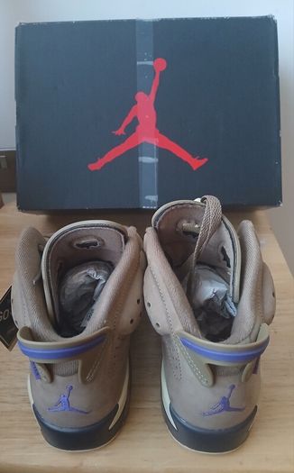 Air Jordan 6 Retro GTX Brown Kelp Gore-Tex UK4 EU37.5