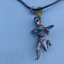 19th Century Italian Silver Jester Pendant Set Image 7