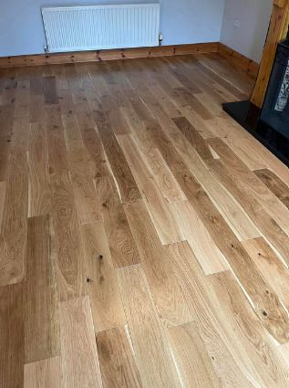 Engineered 4mm Rustic Oak Brushed and Lacquered 150mm
