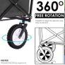 Folding Camping Cart Garden Wagon 4 Wheeled Collapsible Festival Trolley, Portable Garden Cart & DIY Waste Wagon - 150KG Capacity (FREE POSTAGE) Image 5