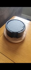 Handmade Industrial Slate Coaster Holder 6 Coasters