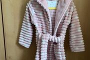 Girls Pink &amp; White Dressing Gown - see 3 pics