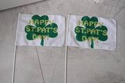 St.Patricks Day flags