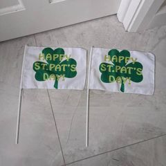 St.Patricks Day flags