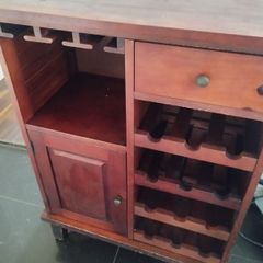 Wine cabinet with storage