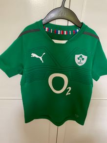 Irish rugby puma jersey size 9/10 years old