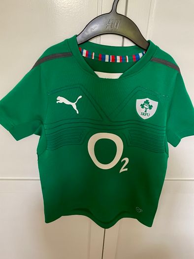 Irish rugby puma jersey size 9/10 years old