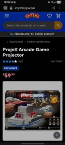 Toys projex arcade game projector