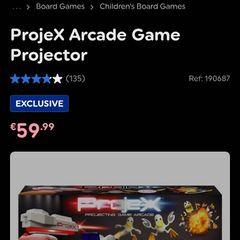 Toys projex arcade game projector