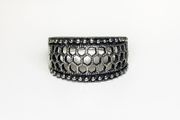 Sterling Silver Honeycomb Ring