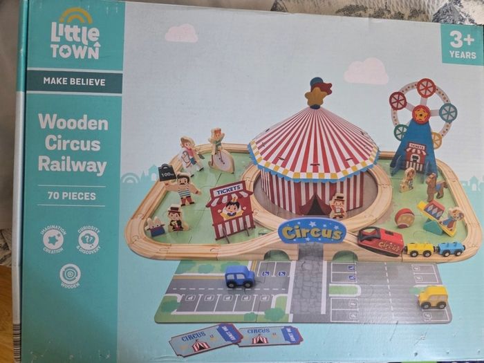 wooden train
