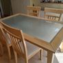 Solid Wood Table & Chairs Image 2