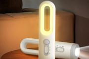LED Motion Sensor Night Light 2 in 1 Portable Flashlight with Dusk to Dawn Sensor for Bedroom, Bathroom, Reading, Camping