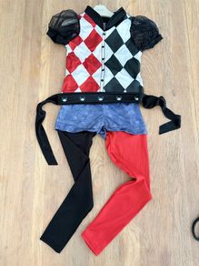 Girls Harley Quinn Fancy dress costume