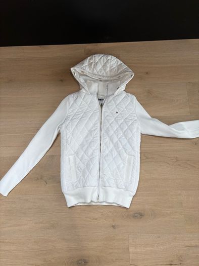 Tommy Hilfiger White Bomber Jacket