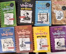 8 Diary of a wimpy kid books
