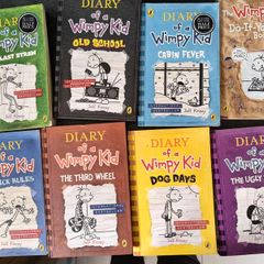 8 Diary of a wimpy kid books