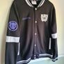 mens Primark MARVEL Black Panther Varsity jacket coat black Size XL Image 7