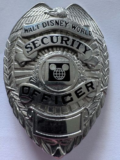 Vintage Walt Disney World Security Officer Badge
