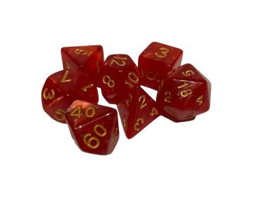 Dice Set of 7 D20 Dungeons and Dragons