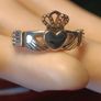 High Quality Solid Heavy Sterling Silver Claddagh Ring Image 7