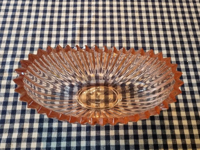 Art Deco style glass bowl