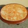 Vintage French Oval Side Table Image 5