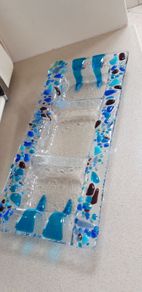 Glass Serving dish Trio