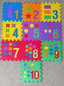 Large Foam Play Mat Number Puzzle Educational Special Needs