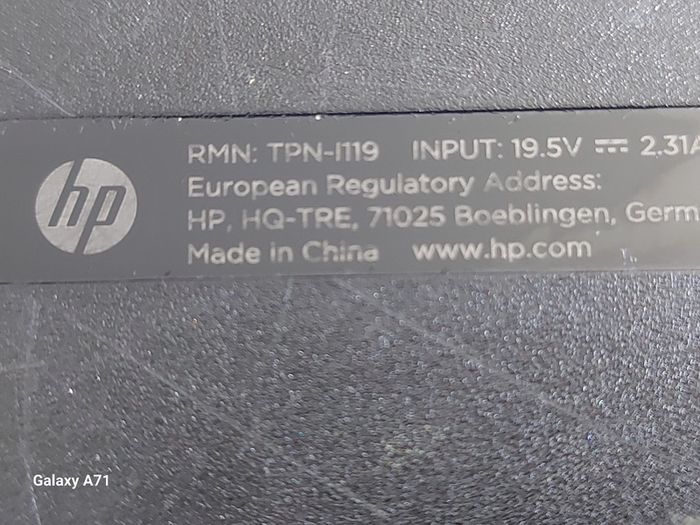 HP 14 inch Laptop, silver, Model 14-ac11na, Intel Pentium CPU 3825U, 1.9GHz, 2 GB Ram, 500GB HDD, Windows 10, Microsoft Edge, Chrome